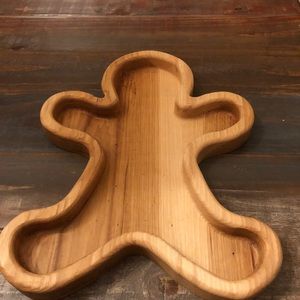 Gingerbread man nut/candy dish.